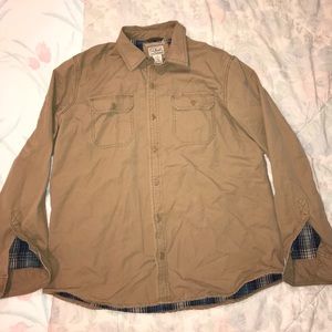 LL Bean flannel Lined shirt. Large
